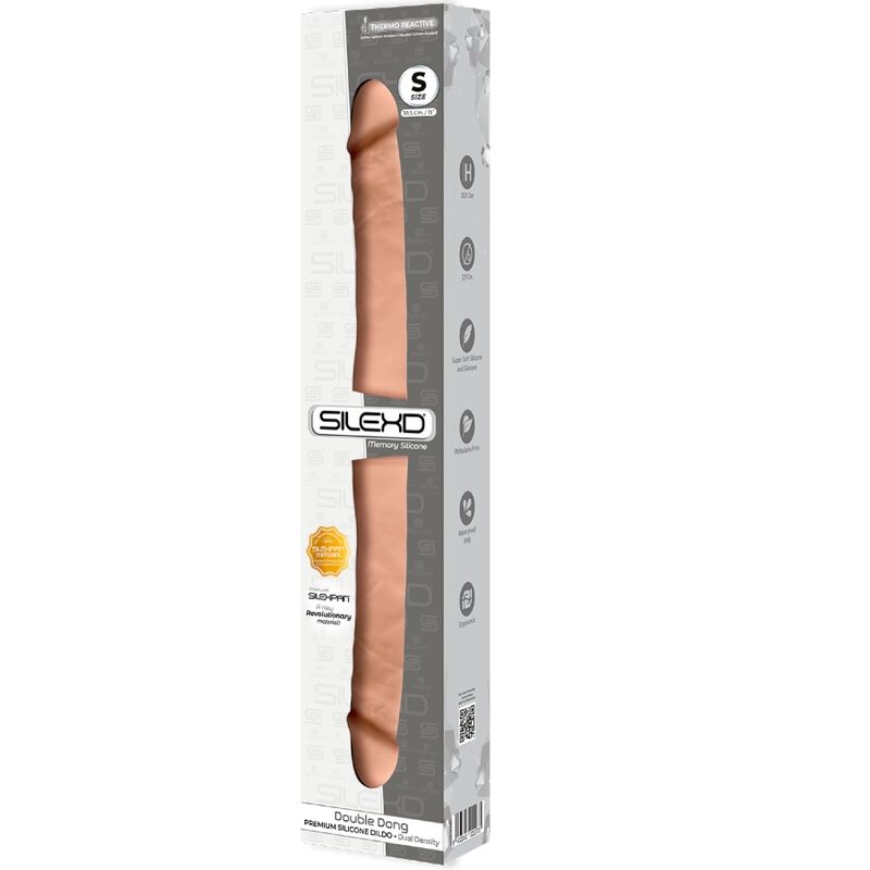 SILEXD - DOPPELTER REALISTISCHER PENIS PREMIUM SILEXPAN SILIKON 38,5 CM