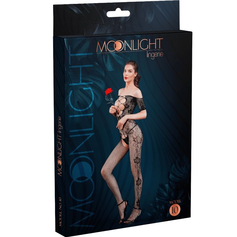MOONLIGHT - MODELL 10 BODYSTOCKING SCHWARZ EINHEITSGRÖSSE