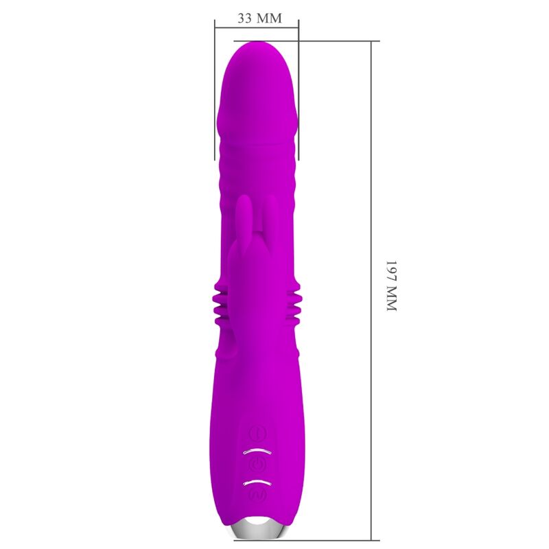 PRETTY LOVE - DOROTHY LILA WIEDERAUFLADBARER RABBIT-VIBRATOR
