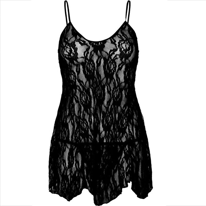 LEG AVENUE - CHEMISE BLUMENSPITZE
