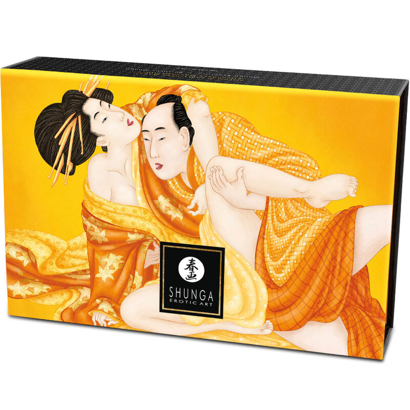 SHUNGA - KIT DI POLVERE DA MASSAGGIO COMMESTIBILI AL MANGO