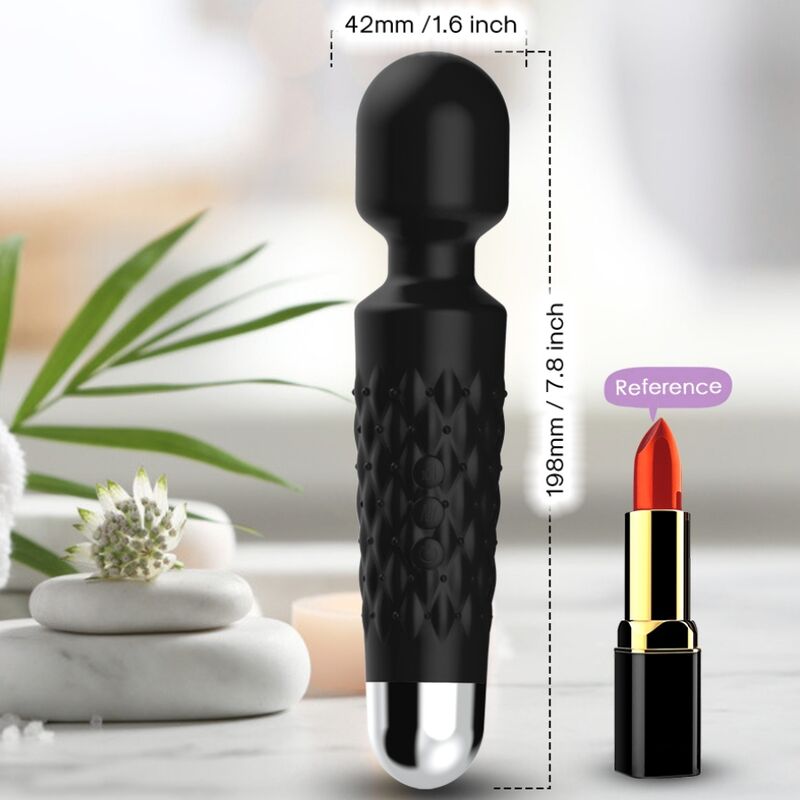 ARMONY - POSTMAN MASSAGER &amp; VIBRATOR SUPER FLEXIBLER KOPF SCHWARZ