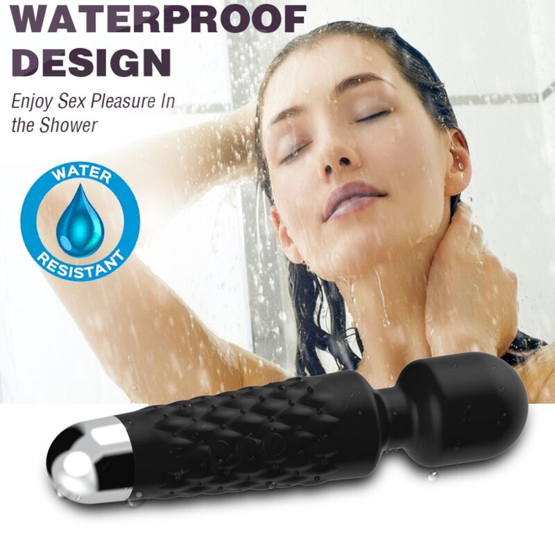ARMONY - POSTMAN MASSAGER &amp; VIBRATOR SUPER FLEXIBLER KOPF SCHWARZ
