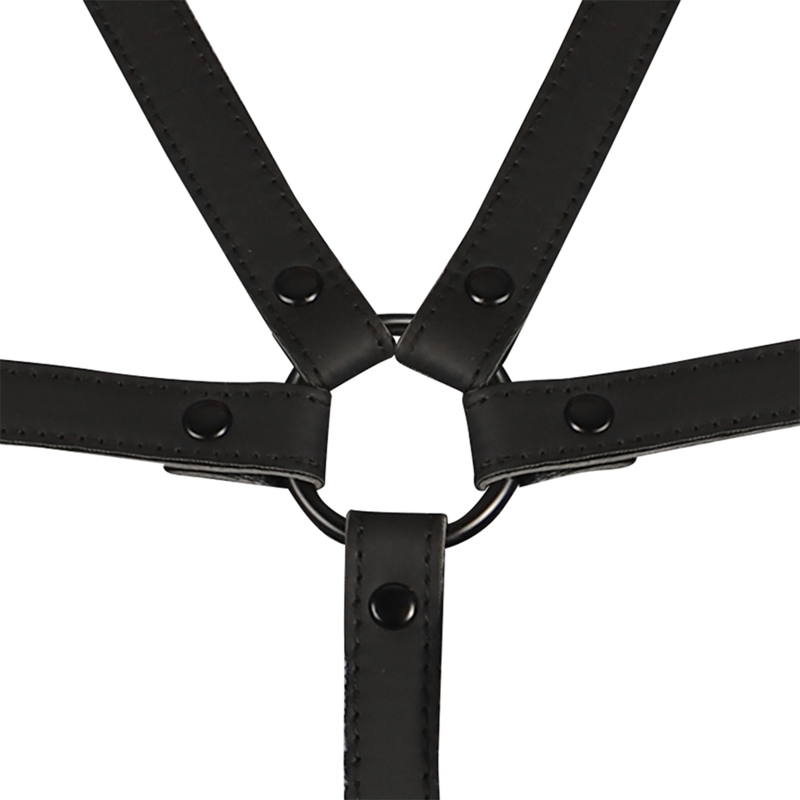 BONDAGE SOTTOMESSA FETISH - IMBRACATURA REGOLABILE PER TORSO E BRACCIA