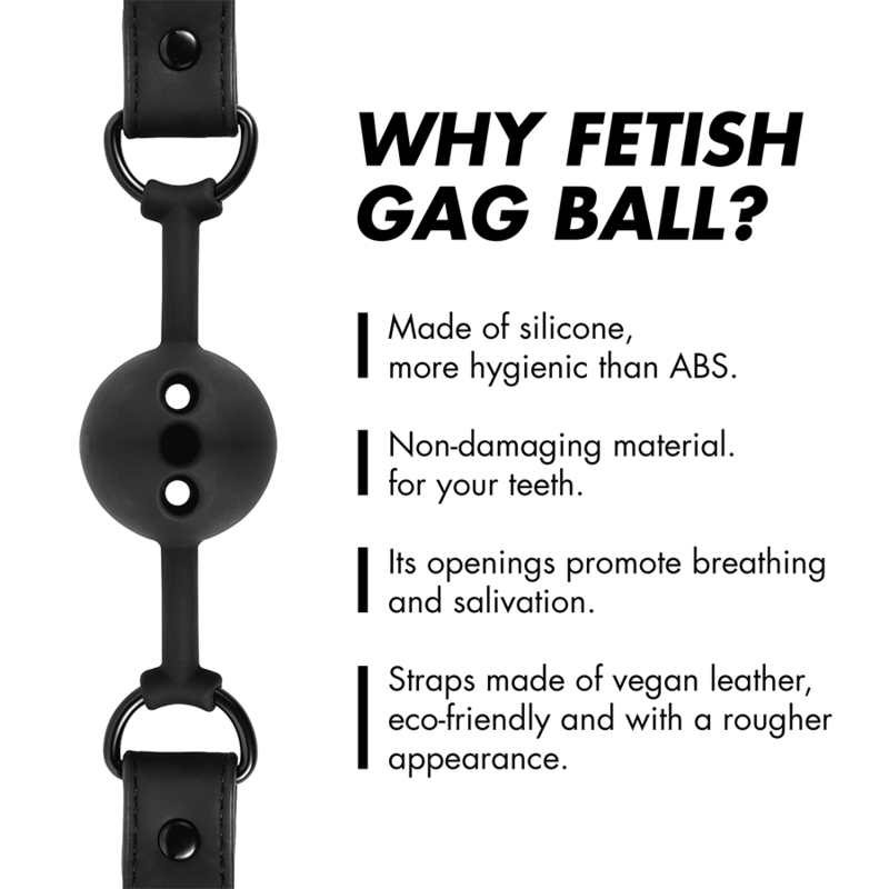 FETISCH DEVOT BONDAGE - ATMUNGSAKTIVER SILIKON-BALLKNEBEL