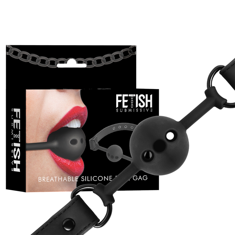 FETISCH DEVOT BONDAGE - ATMUNGSAKTIVER SILIKON-BALLKNEBEL