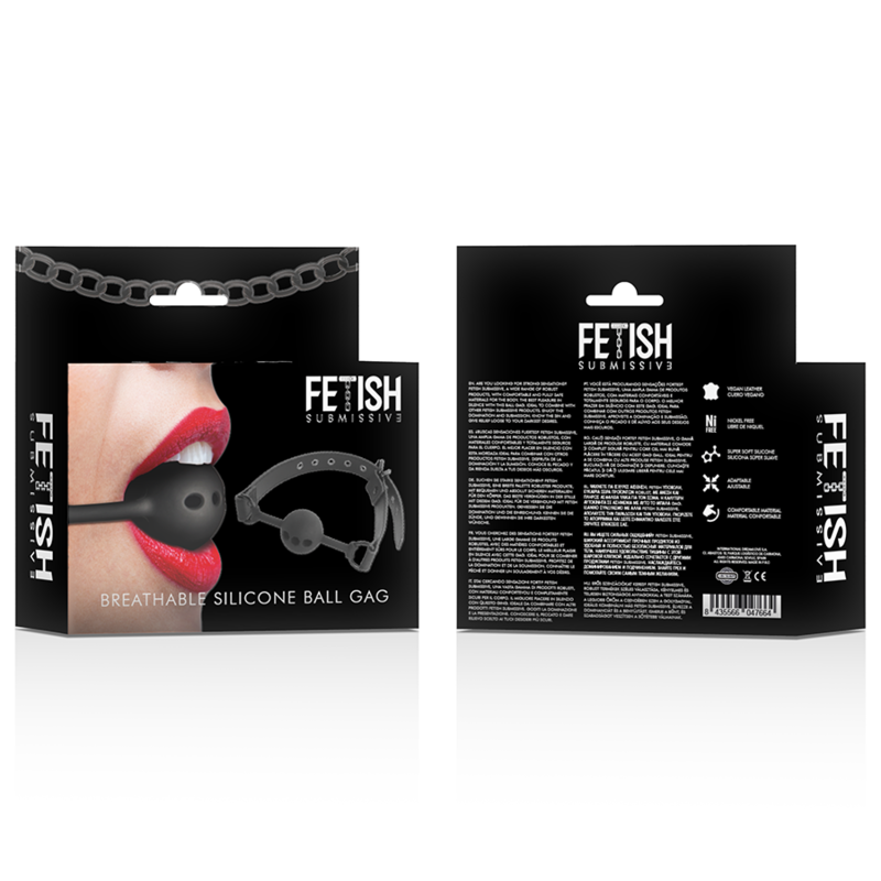 FETISCH DEVOT BONDAGE - ATMUNGSAKTIVER SILIKON-BALLKNEBEL