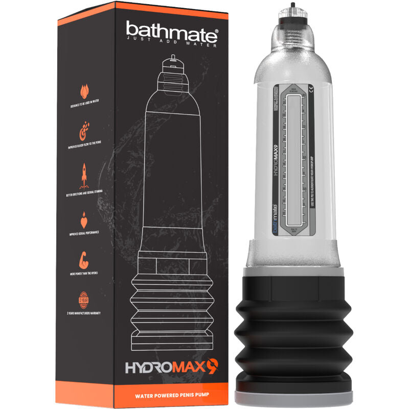 BATHMATE - POMPA PER L'AUMENTO DEL PENE TRASPARENTE HYDROMAX 9