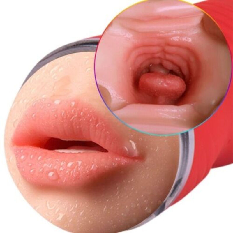 ARMONY - DOPPEL-MASTURBATOR MIT VAGINA UND MUND IN ROT