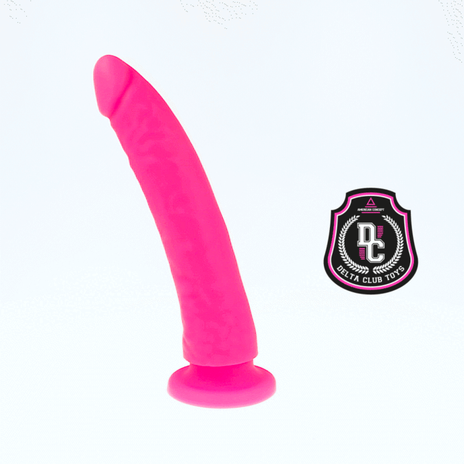 DELTA CLUB - TOYS DILDO ROSA IN SILICONE MEDICO 20 CM -O- 4 CM