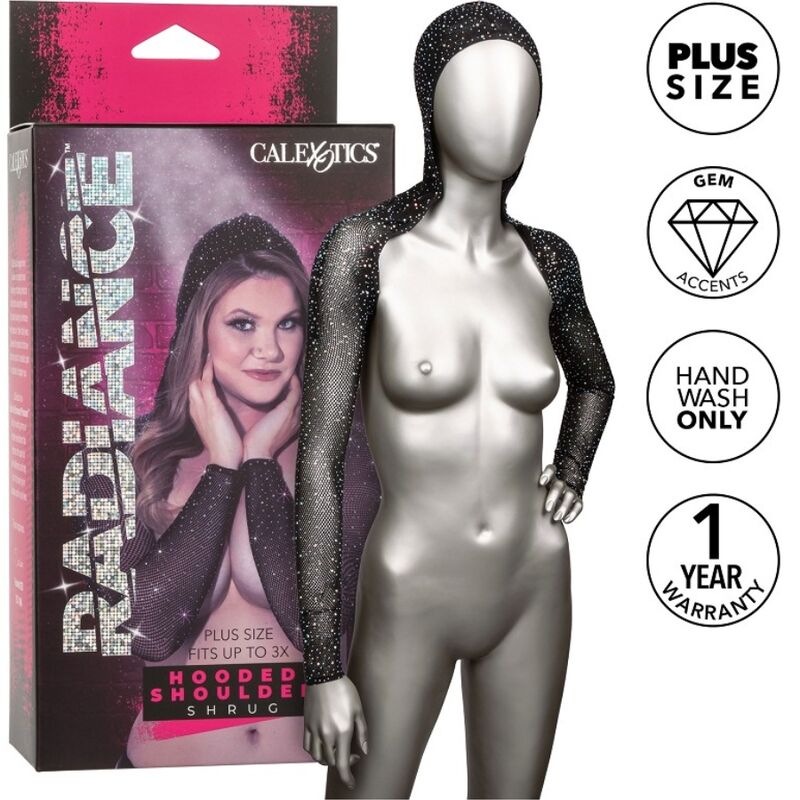 CALEXOTICS - RADIANCE KAPUZEN-SCHULTER-SHUGGING RHINE ÜBERGRÖSSE