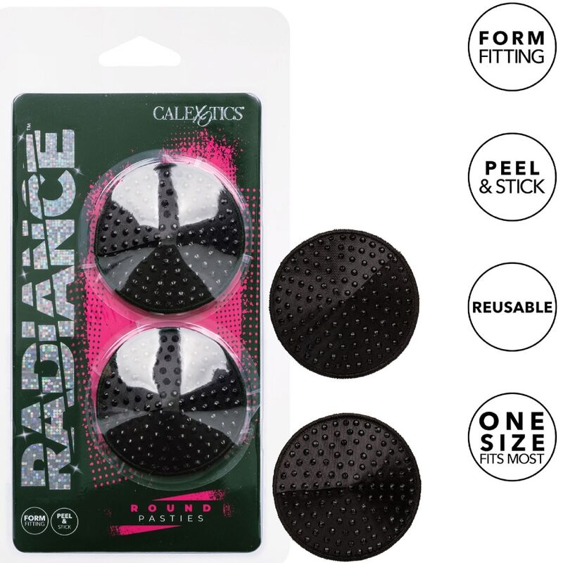 CALEXOTICS - RADIANCE RUNDE BRUSTKOPFABDECKUNGEN MIT JUWELIER