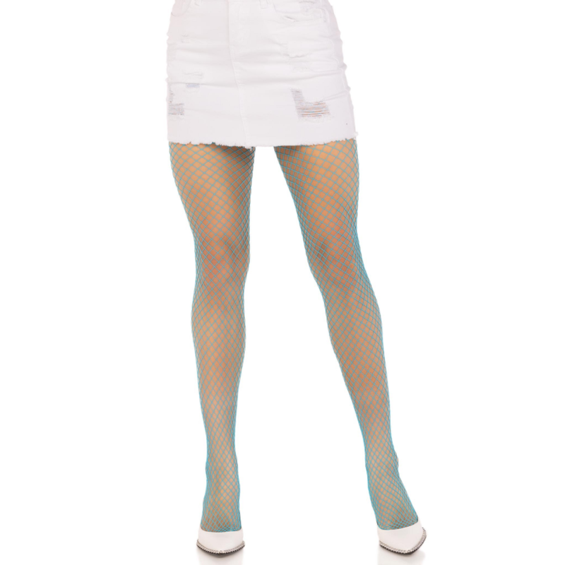 LEG AVENUE - LYCRA NETZSTRUMPFHOSE BLAU