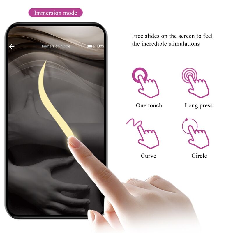 PRETTY LOVE - JEFFERSON PLUG ANALE VIOLA CONTROLLATO DA APP