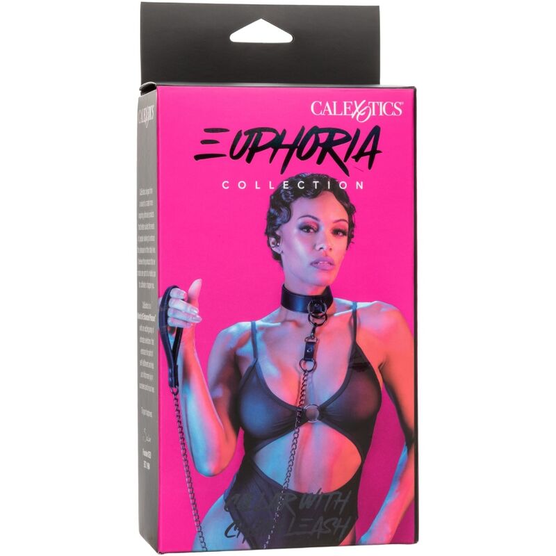 CALEXOTICS - COLLARE EUPHORIA CON GUINZAGLIO A CATENA
