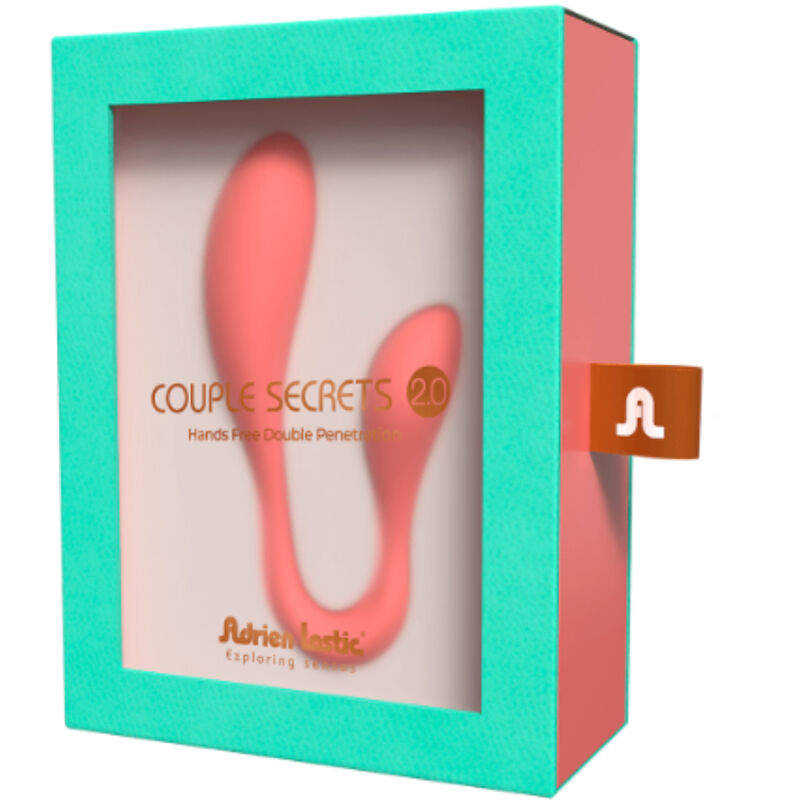 ADRIEN LASTIC - COUPLE SECRETS II DOPPELSTIMULATION PINK + KOSTENLOSE APP