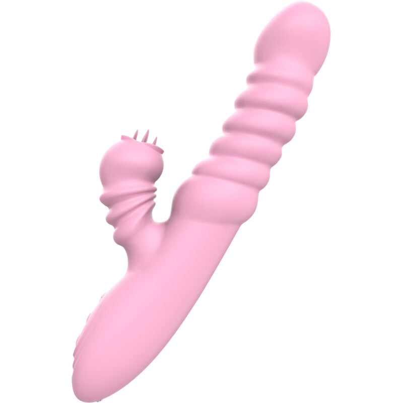 ARMONY - VIBRATOR MULTIFUNKTION MIT STIMULIERENDER ZUNGE WÄRMEEFFEKT ROSA