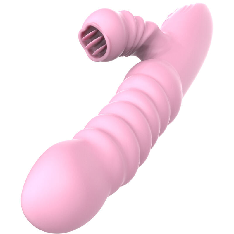 ARMONY - VIBRATOR MULTIFUNKTION MIT STIMULIERENDER ZUNGE WÄRMEEFFEKT ROSA