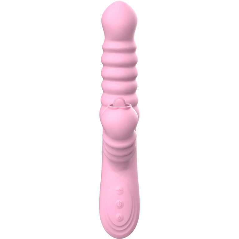 ARMONY - VIBRATOR MULTIFUNKTION MIT STIMULIERENDER ZUNGE WÄRMEEFFEKT ROSA