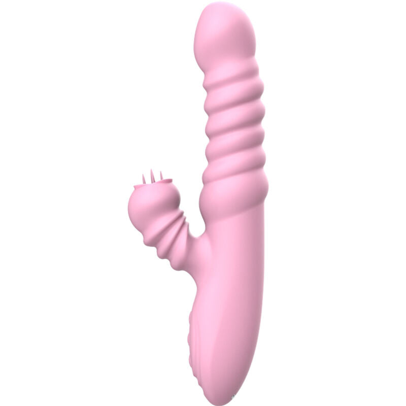 ARMONY - VIBRATOR MULTIFUNKTION MIT STIMULIERENDER ZUNGE WÄRMEEFFEKT ROSA