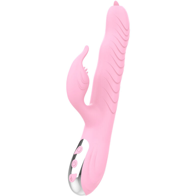 ARMONY - MARCIA VIBRATOR &amp; STOSSEND DOPPELZUNGE WÄRMEEFFEKT ROSA