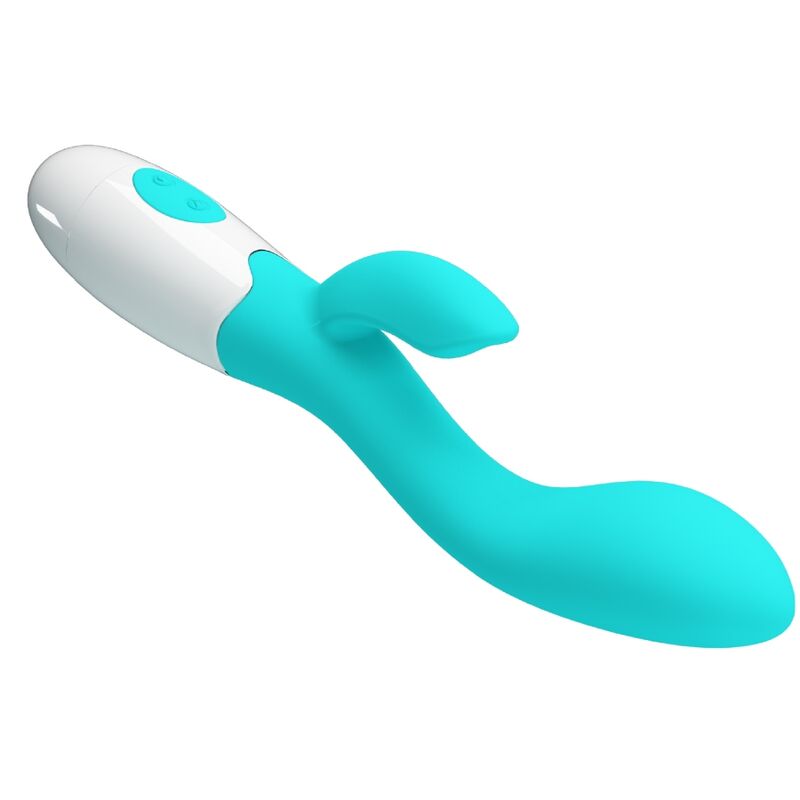 PRETTY LOVE - VIBRATORE PUNTO G LUMINOSO VERDE ACQUA