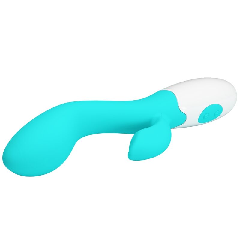 PRETTY LOVE - VIBRATORE PUNTO G LUMINOSO VERDE ACQUA