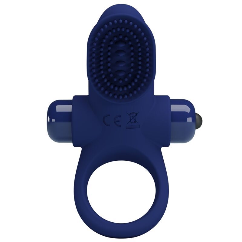 PRETTY LOVE - ANELLO PALLE CON VIBRAZIONE BLU