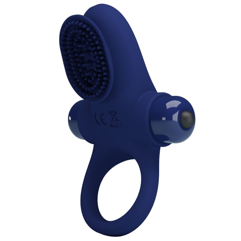 PRETTY LOVE - ANELLO PALLE CON VIBRAZIONE BLU
