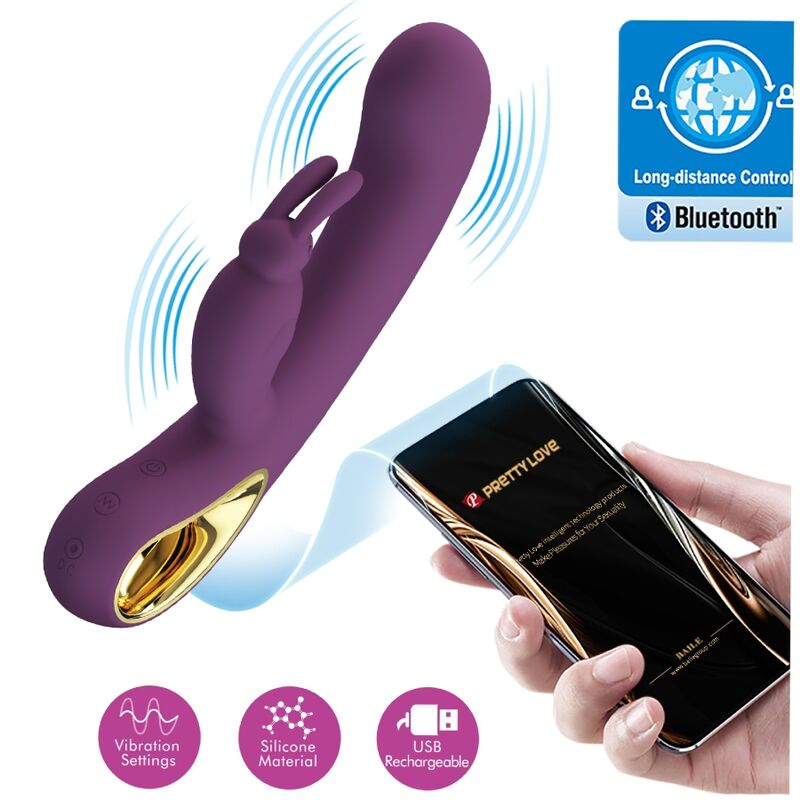 PRETTY LOVE - LIAM RABBIT VIBRATOR &amp; G-PUNKT-STIMULATOR LILA