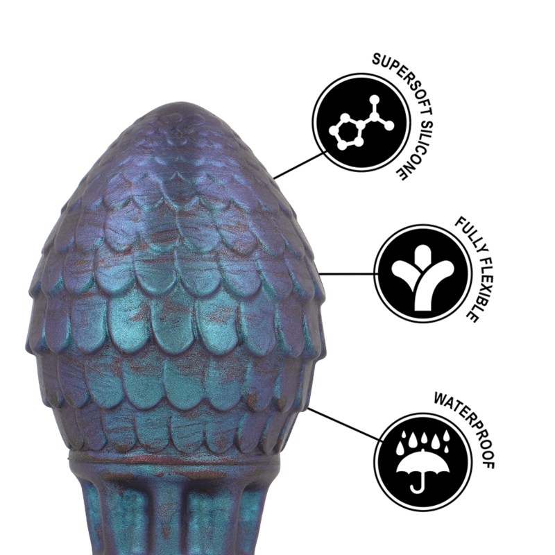 EPIC - VRAKOS DRAGON EGG ANAL PLUG TAGLIA S