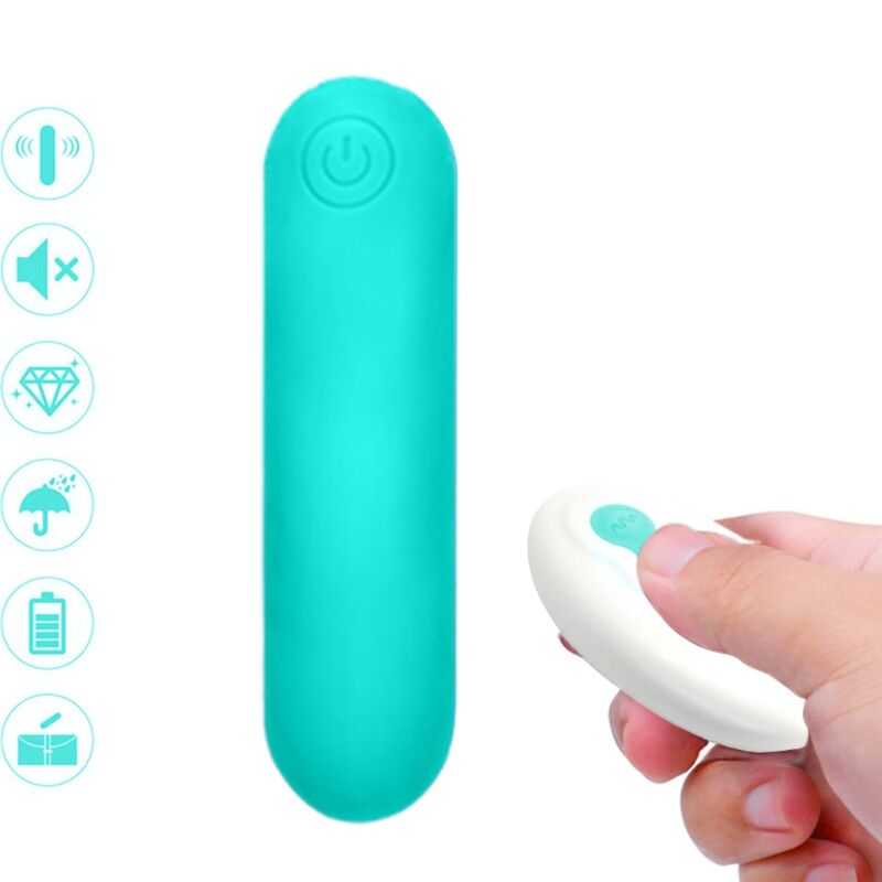 ARMONY - SPLASH JOLINE VIBRATORE BULLET SILICONE TELECOMANDO 10 VIBRAZIONI 65 X 15 CM VERDE