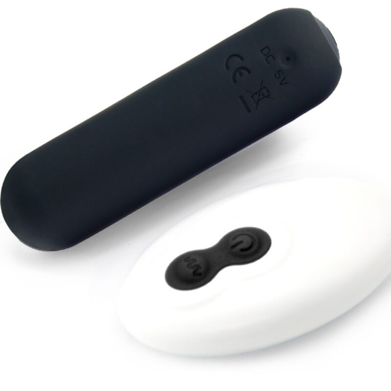 ARMONY - SPLASH JOIE VIBRATORE BULLET SILICONE TELECOMANDO 10 VIBRAZIONI 75 X 19 CM NERO