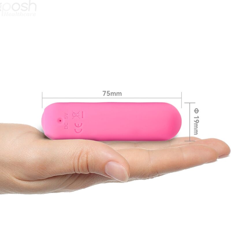ARMONY - SPLASH JOIE VIBRATORE BULLET SILICONE TELECOMANDO 10 VIBRAZIONI 75 X 19 CM ROSA