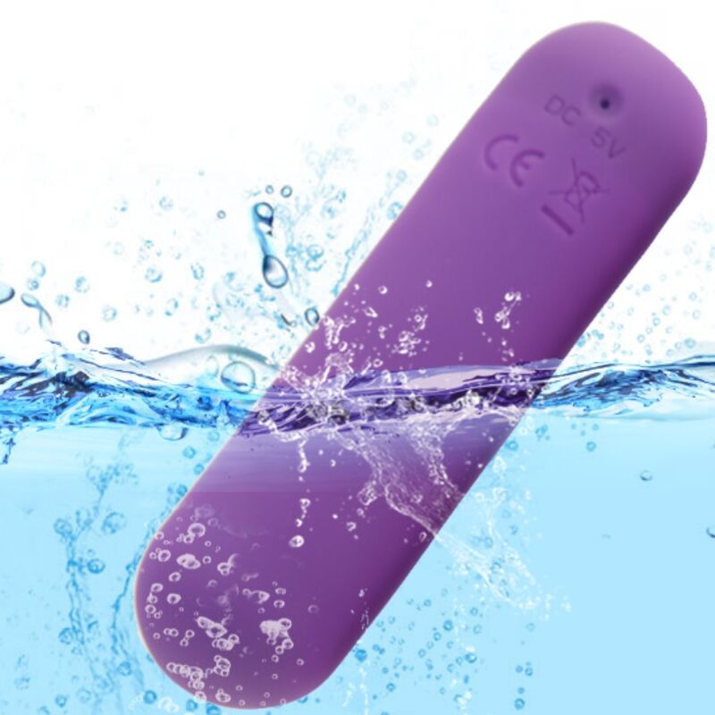 ARMONY - SPLASH JOIE VIBRATORE BULLET SILICONE TELECOMANDO 10 VIBRAZIONI 75 X 19 CM VIOLA