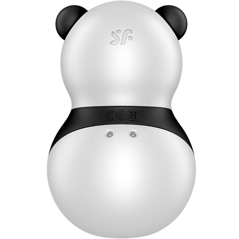 SATISFYER - POCKET PANDA STIMULATOR &amp; VIBRATOR SCHWARZ UND WEISS