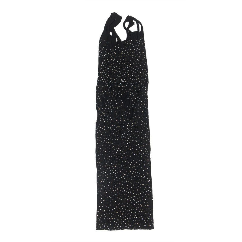 SUBBLIME - 952198 ABITO A RETE CON BRILLANTI NERO TAGLIA UNICA