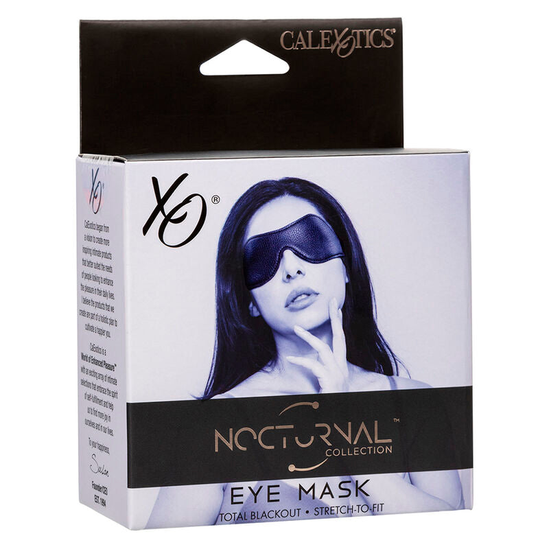 CALEXOTICS - NACHT-AUGENMASKE PVC-LEDER SCHWARZ