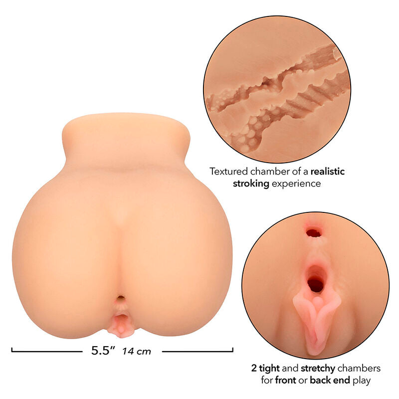 CALEXOTICS - THE FARMERS DAUGHTER DOPPELTER REALISTISCHER MASTURBATOR, FLEISCH