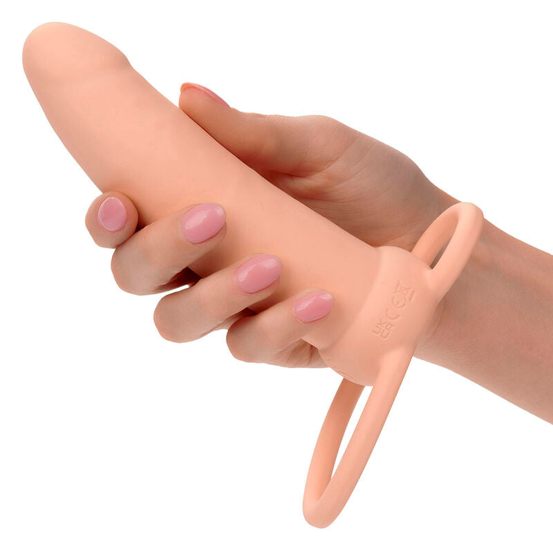 CALEXOTICS - MAXX THICK DUAL PENETRATOR 10 VIBRATIONEN FLESH