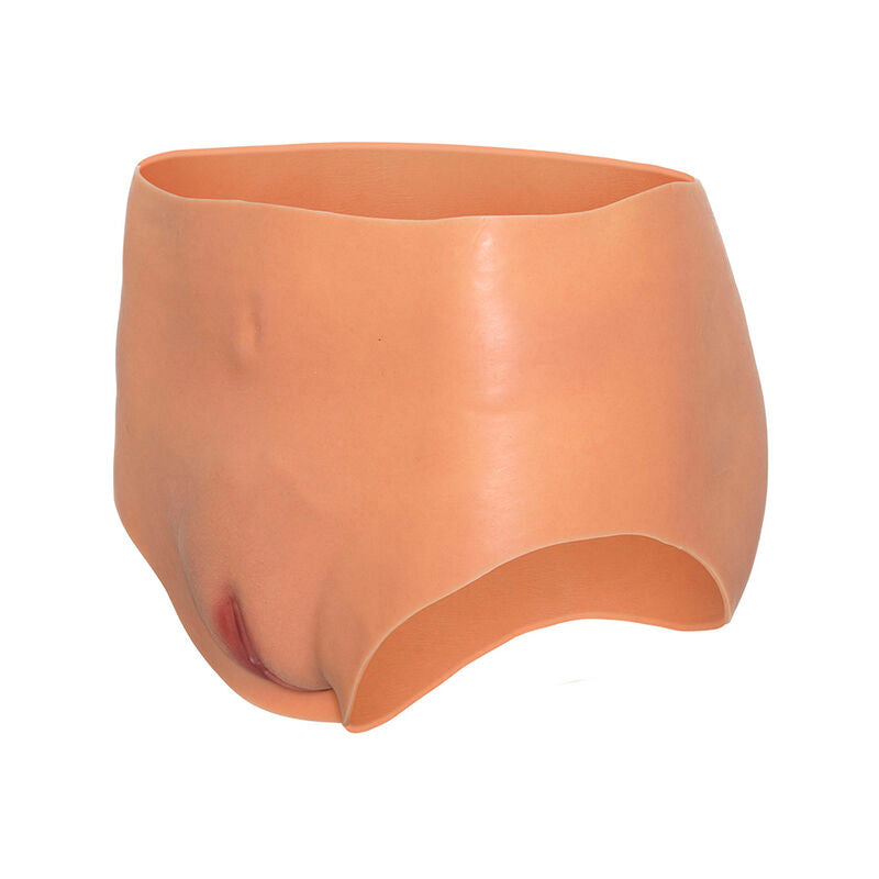 HIDDEN DESIRE - ALTER EGO OFFENER VAGINA-SLIP MIT HOHER TAILLE, HAUTFARBEN