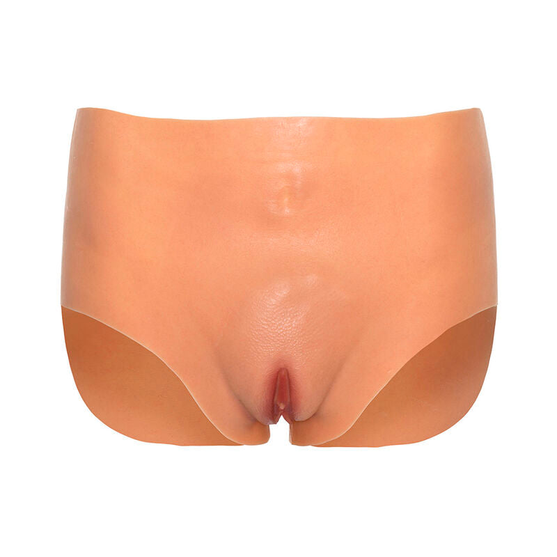 HIDDEN DESIRE - ALTER EGO OFFENER VAGINA-SLIP MIT HOHER TAILLE, HAUTFARBEN