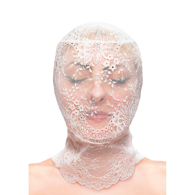 NS NOVELTIES - FETISH &amp; FASHION SPITZENHAUBE WEISS