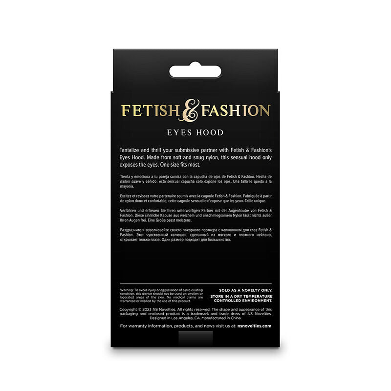 NS NOVELTIES - FETISH &amp; FASHION AUGENMASKE NYLON WEISS