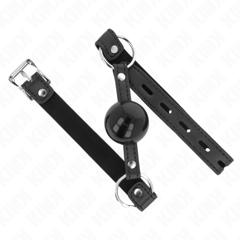 KINK - TPE BALL 4 CM KNEBEL MIT SCHWARZEM VERSCHLUSS 60 x 2 CM