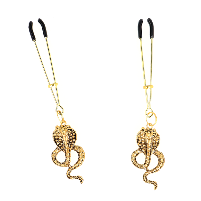 KINK - MORSETTI PER CAPEZZOLI A FORMA DI COBRA 6 CM