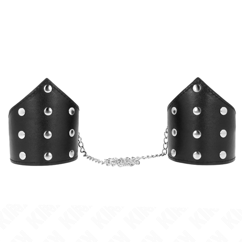 KINK - BRACCIALETTI STILE BLACK POINT CON CATENA REGOLABILE 17-23 CM X 8,5 CM
