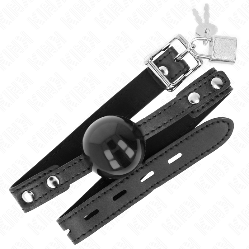 KINK - WEICHER TPE-BALL 4 CM GAG MODELL 3 60 x 2 CM VERSTELLBAR 37-52 CM