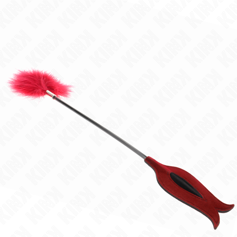 KINK - PIUME DA SOLLETICO CON PALA A FORMA DI ROSA 8 CM