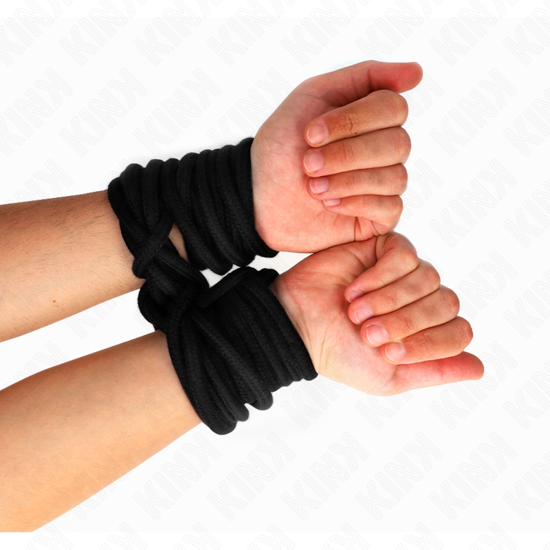 KINK - CORDA DI COTONE 10 METRI NERA